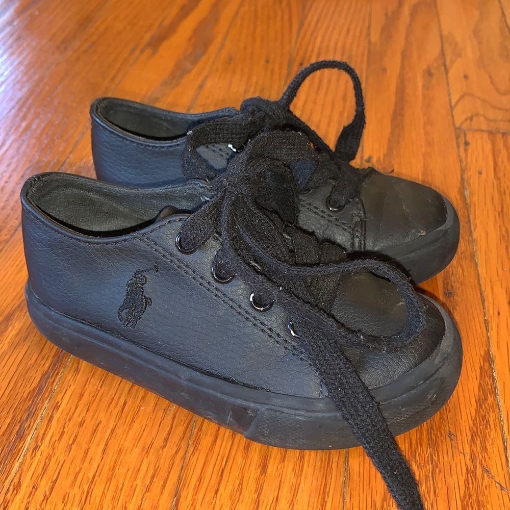 Polo Ralph Lauren Black Sneakers - Toddler Size 7